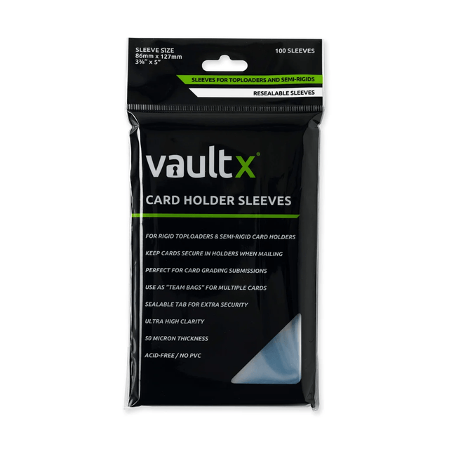 VaultX Card Holder Sleeves Rigid & Semi-Rigid