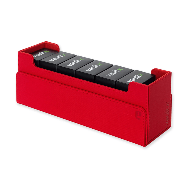 VaultX Exo-Tec Card Box 450+ - Red