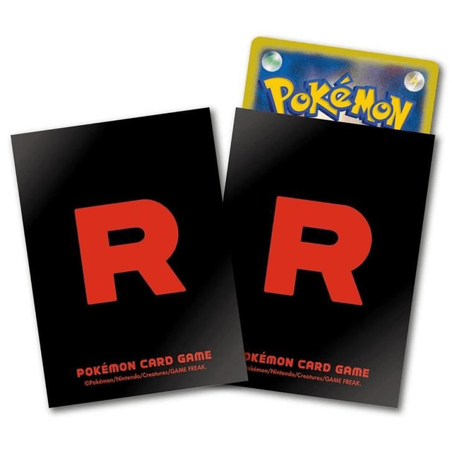 Pokemon Center Original Card Game TCG Deck Sleeves Pro Team Rocket