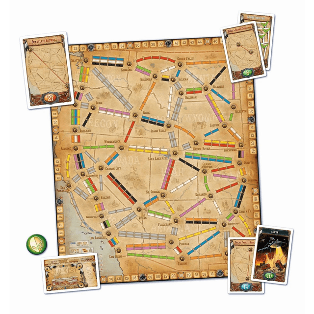 Ticket To Ride Map Collection: France & Old West