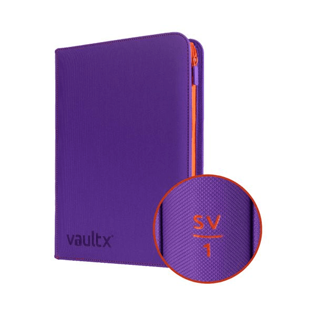 Vault X 9-Pocket Exo-Tec® Zip Binder SV1