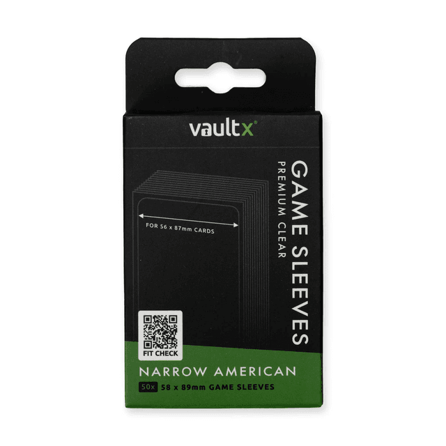 VaultX Narrow American Board Game Sleeves