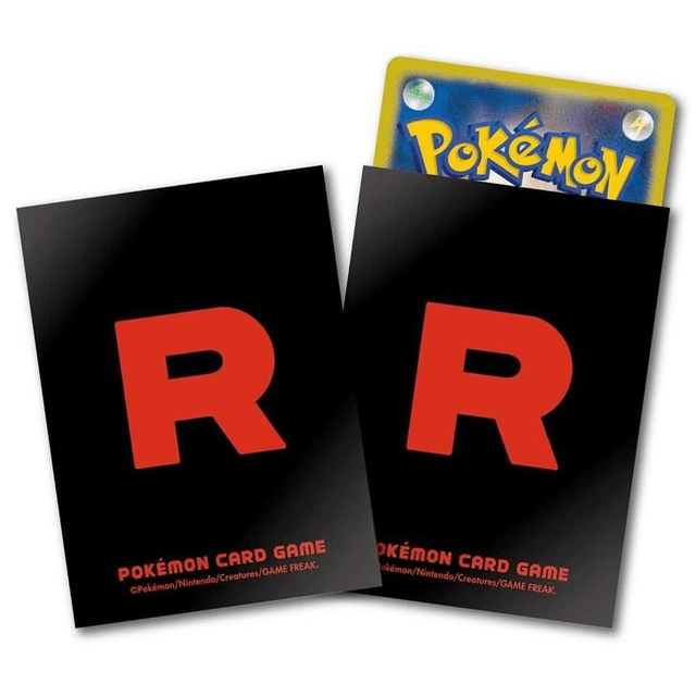 Pokemon Center Original Card Game TCG Deck Sleeves Pro Team Rocket