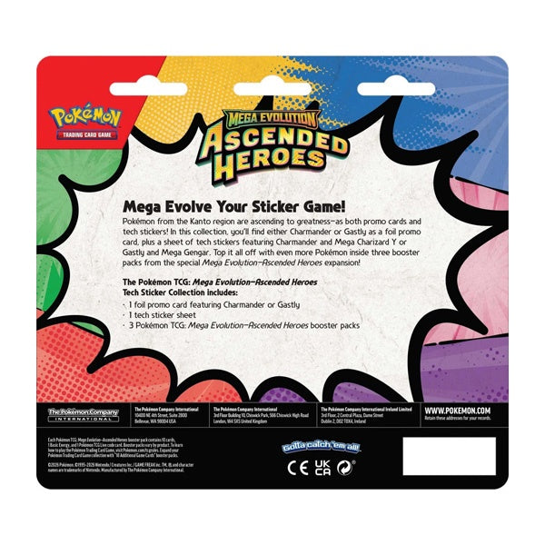 Pokemon TCG: Mega Evolution Ascended Heroes - Tech Sticker Collection (3)