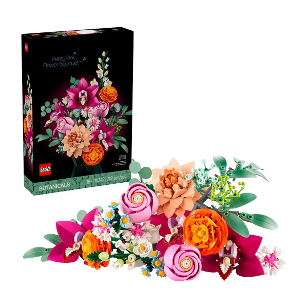 Lego Botanicals Pretty Pink Flower Bouquet 10342