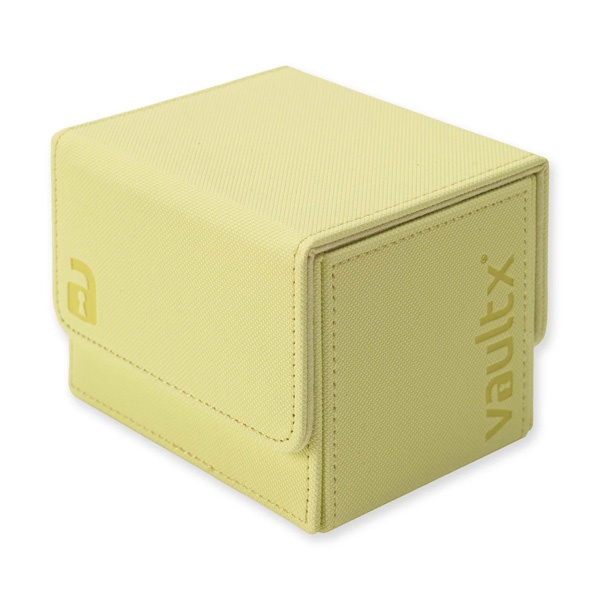 VaultX Exo-Tec Sideloading Deck Box 100+ Pastel Yellow