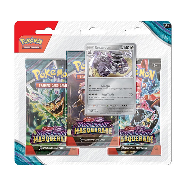 Pokemon TCG: Scarlet & Violet 6 Twilight Masquerade 3 Pack Blister