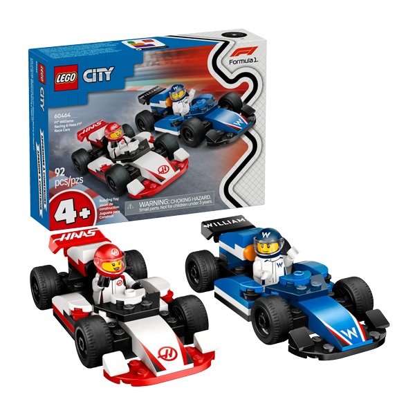 Lego Williams Racing & Haas F1 Race Cars Creator