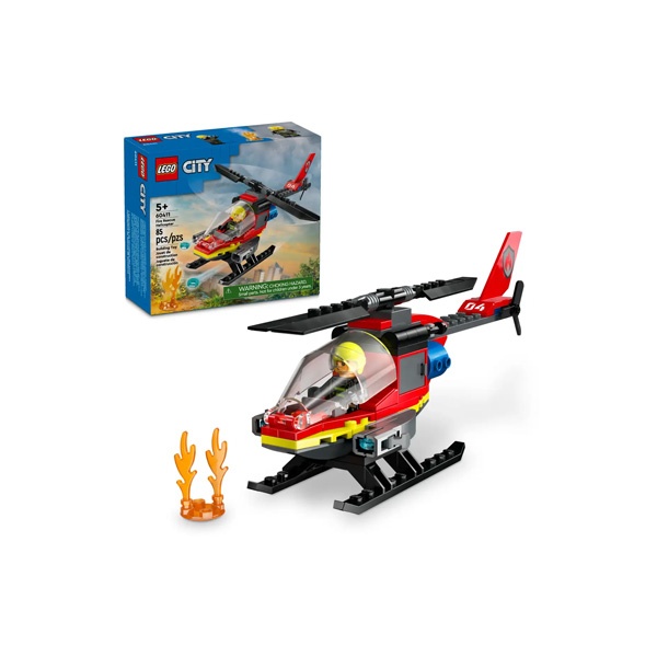 Lego City Fire Rescue Helicopter 60411