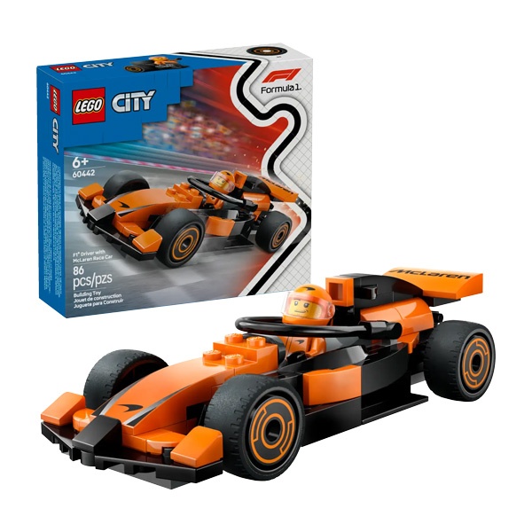 Lego City F1 Driver With McLaren Race Car 60442