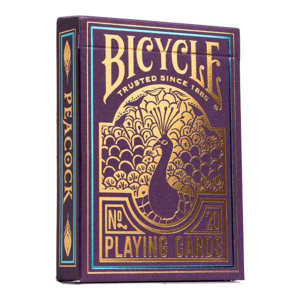 Bicycle: Purple Peacock (Case of 6)
