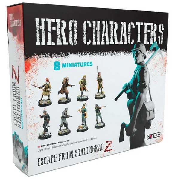 Hero Characters Miniatures Set - Escape from Stalingrad Z