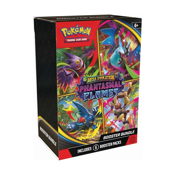 Pokemon TCG: Mega Evolution Phantasmal Flames - Booster Bundle