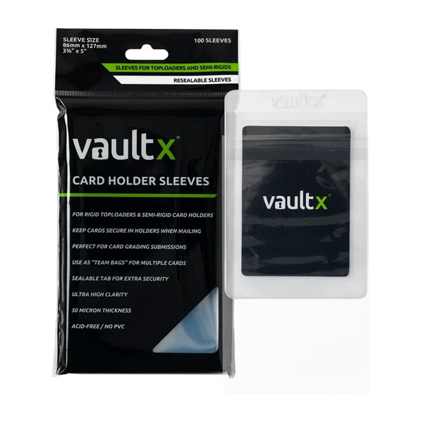 VaultX Card Holder Sleeves Rigid & Semi-Rigid