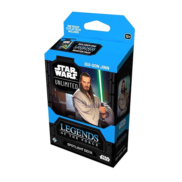 Fantasy Flight Games Star Wars Unlimited Legends Of The Force Spotlight Deck - Qui-Gon Jinn